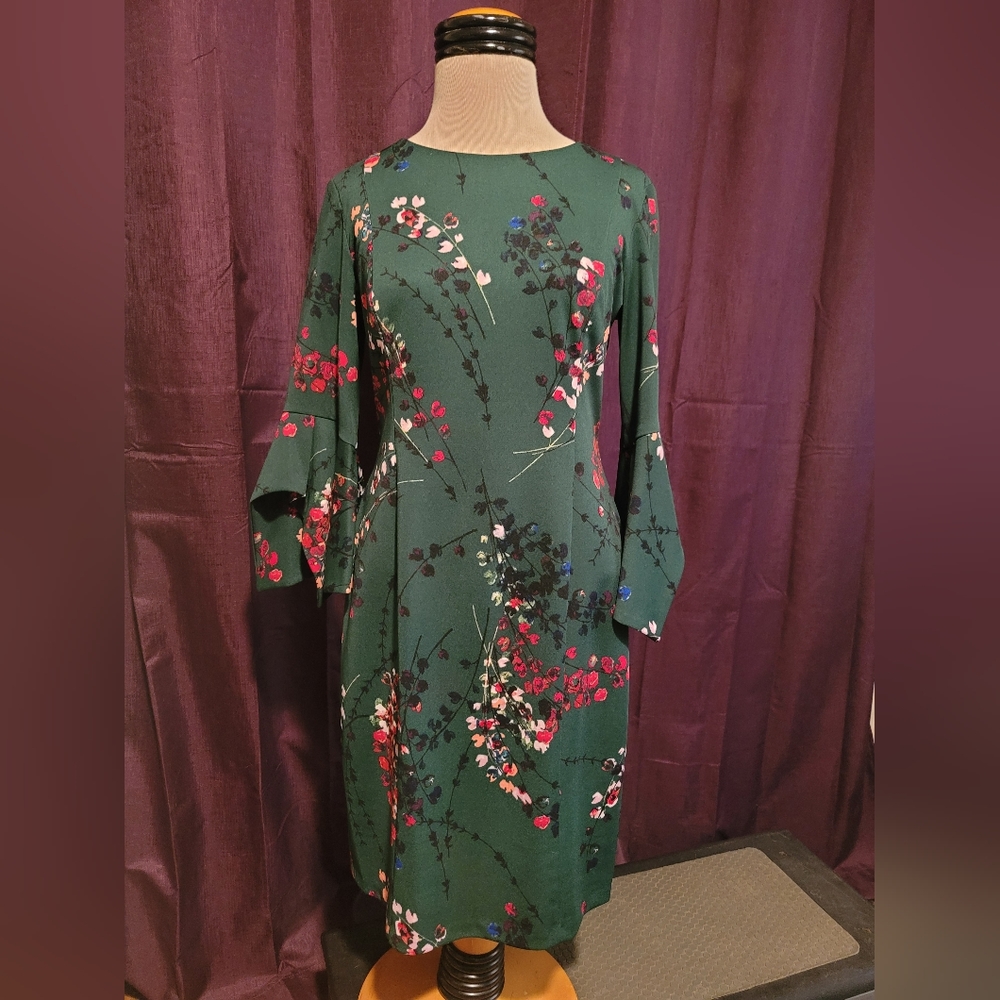 Long Sleeve Dress with Flaired Sleeves